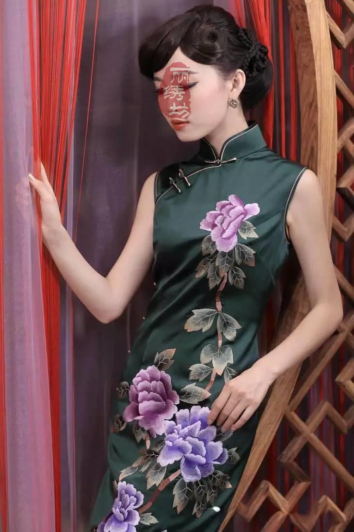 東方女人獨懂的旗袍繡花之美