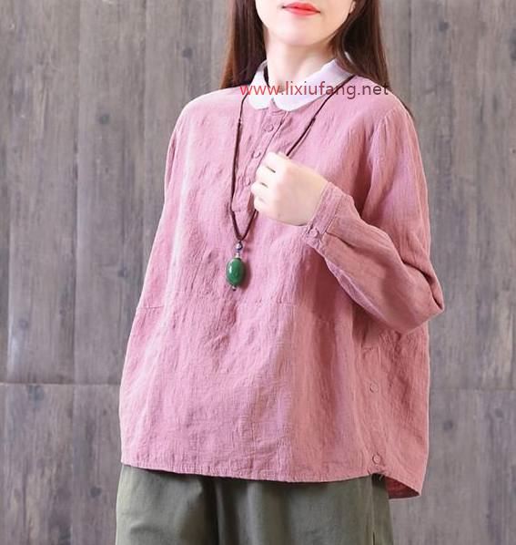 流行中國(guó)風(fēng)刺繡襯衫