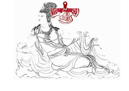 古代美女繡花 古代美女繡花