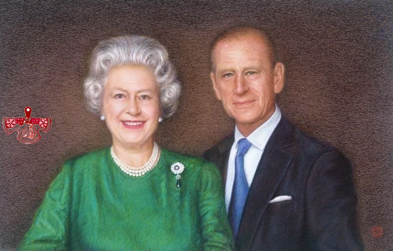 女王夫婦肖像《歲月如歌》 女王夫婦肖像《歲月如歌》