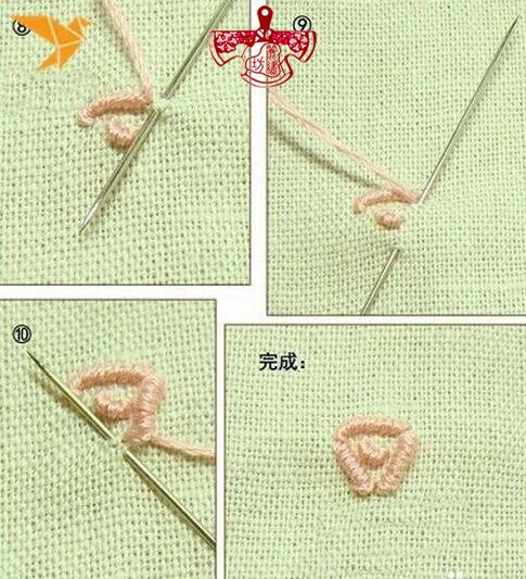 卷針刺繡方法 卷針刺繡方法