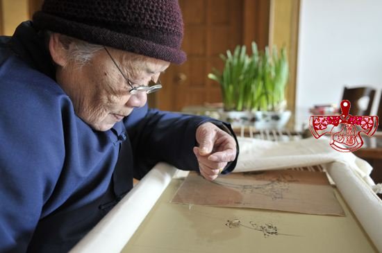 顧繡的傳承者:戴明教 顧繡的傳承者:戴明教