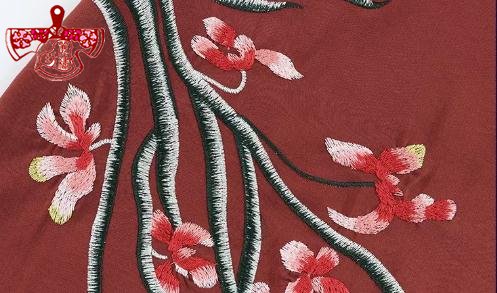 高端繡花連衣裙 高端繡花連衣裙