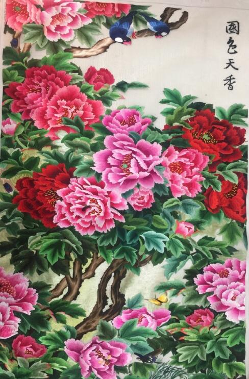 9幅手繡雙面繡片 9幅手繡雙面繡片