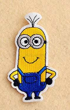 小黃人繡花圖案 小黃人繡花圖案