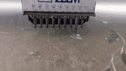 刺繡墻布在電腦繡花車間的繡花全過程 刺繡墻布在電腦繡花車間的繡花全過程