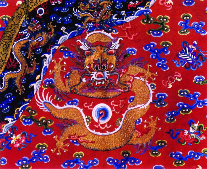 傳統龍紋刺繡圖案3套 傳統龍紋刺繡圖案3套