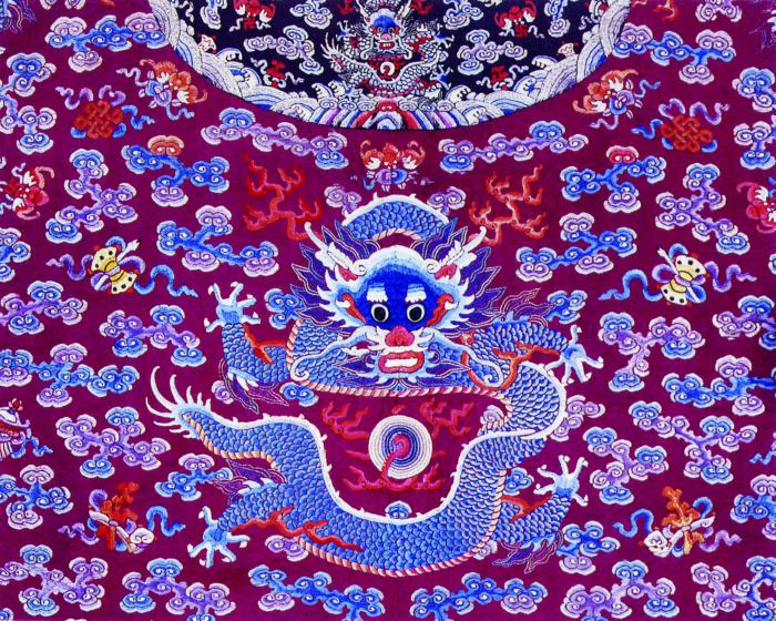 傳統龍紋刺繡圖案3套 傳統龍紋刺繡圖案3套