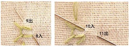 麥穗繡刺繡針法教程 麥穗繡刺繡針法教程