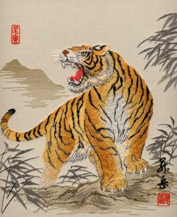 十二生肖刺繡圖案 十二生肖刺繡圖案