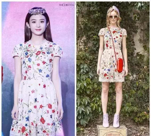 撞衫小碎花刺繡連衣裙的明星們,你更喜歡哪個呢 撞衫小碎花刺繡連衣裙的明星們,你更喜歡哪個呢