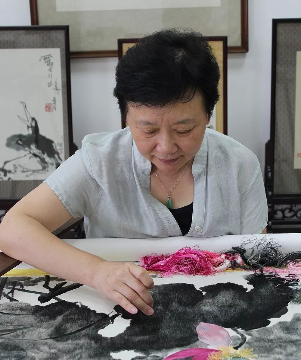 揚繡大師吳曉平 揚繡大師吳曉平