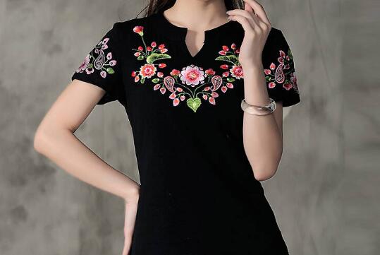 民族風繡花上衣 民族風繡花上衣