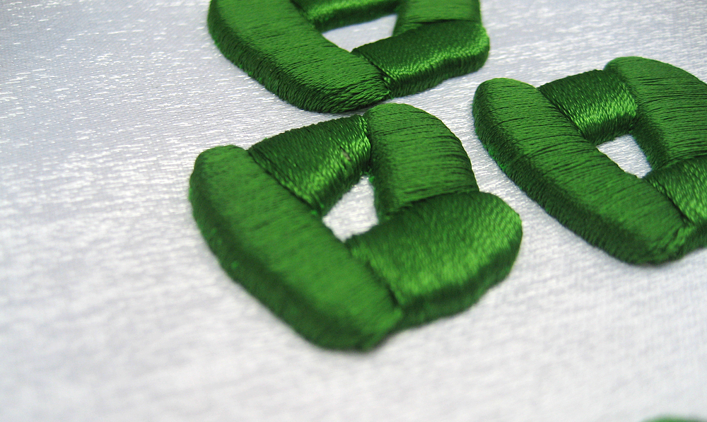 電腦繡花立體繡打版和特征 電腦繡花立體繡打版和特征