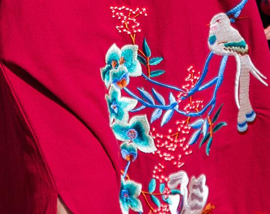 2018夏款連衣裙刺繡圓領寬松裙盤扣 2018夏款連衣裙刺繡圓領寬松裙盤扣